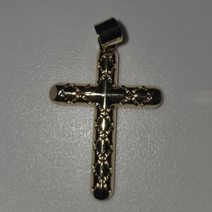 Gold Cross Pendant